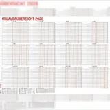 GUESS 2026 Güss Urlaubsübersicht 200-250 Mitarbeiter 110x84cm