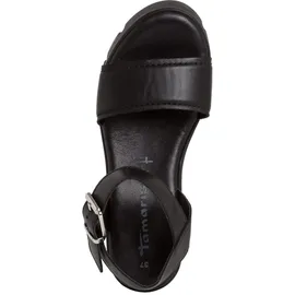 TAMARIS Keilsandalette Damen Schwarz 40