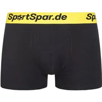 Sportspar.de Herren "Sparbuchse" Boxershorts schwarz-gelb-M