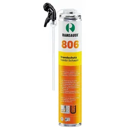 PU-Schaum Brandschutzschaum, Ramsauer, Typ 806 1-K-Brandschutzschaum KV, Baustoffklasse B1/E (Deutschland), 750ml