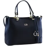 COLLEZIONE ALESSANDRO Handtasche Doris aus hochwertigem Rindsleder mit Quaste und Anhänger collezione alessandro - schwarz