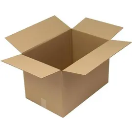 TransPak Wellpapp-Faltkarton 1-wellig, 590 x) 390 x 390 mm, Qualität 1.30 C, braun