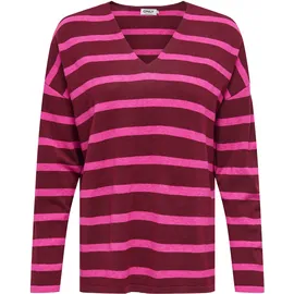 Only ONLAMALIO LIFE LS V-NECK KNT Rosa XS