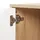 Beliani Sideboard 119 x 84 x 35 cm Braun / Weiß