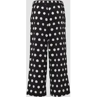 S.Oliver Strukturierte Culotte aus Viskosemix schwarz 40