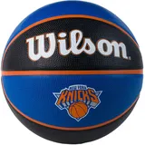 Wilson Basketball NBA TEAM TRIBUTE, NEW YORK KNICKS, Outdoor, Gummi, Größe: 7