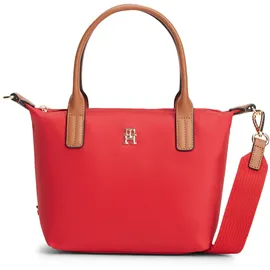 Tommy Hilfiger Popette Mini Tote Leder Rot