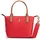 Tommy Hilfiger Popette Mini Tote Leder Rot