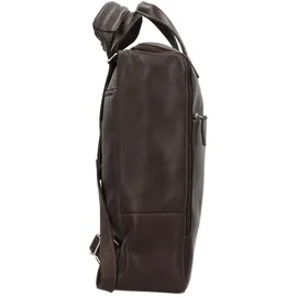 Harold's Campo Rucksack Leder 45 cm Laptopfach braun