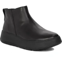 FitFlop F-mode Leather Flatform Zip Ankle Stiefel - All