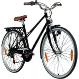 Galano Florenz Damenfahrrad 28 Zoll Stadtrad 155 - 185 cm Cityrad mit 6 Gängen retro Fahrrad