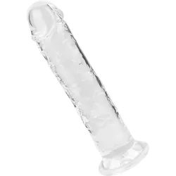 Transparenter Naturdildo, 17 cm, transparent