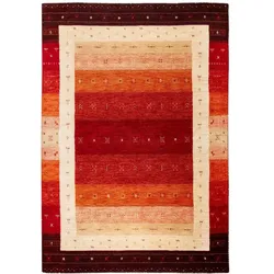 Wollteppich DEKOWE "Kelly", orange (terra, braun), B:90cm H:13mm L:160cm, Wolle, Teppiche, Handgewebt, Kurzflor, Orient-Optik, reine Wolle