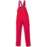 teXXor Latzhose Basic Arbeitshose für Industrie und Handwerk, 56, rot, 8033