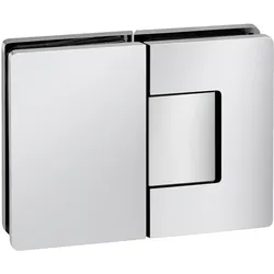 Griffwerk Pendeltürband 1.0 -Glas-Wand -Edelstahl-Optik matt 50Kg Traglast (pro Paar) -stückweise verpackt