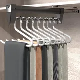 Ausziehbare Kleiderstange,Kleiderstange Ausziehbar 26-61CM,HosenaufhäNgung Ausziehbar,Speicherplatz Sparen Perfekt für Kleine SchräNke,Kleidung und Hosen Organisieren (51CM Verbesserte Version)