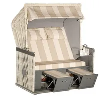 SonnenPartner Konsul 2-Sitzer XL Strandkorb Halbliegemodell