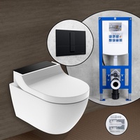 Geberit AquaClean Tuma Comfort Komplett-SET Dusch-WC mit neeos Vorwandelement,, 146290SJ1+16782BM#SET,