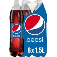 Pepsi Cola – Das Original Von – Koffeinhaltige Cola In Der Flasche – 6 X 1.5 L