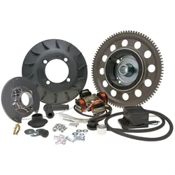Lichtmaschine komplett Polini analog Vespa Ape 50 mit E-Starter