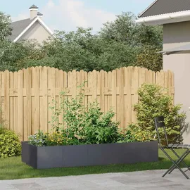 vidaXL Pflanzgefäß 200 x 80 x 40 cm Anthrazit