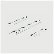 Hettich Eckschrankschwenkauszug-Drehachse LeMans II 9132547 720-900 mm