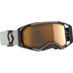 Scott Prospect Amplifier Chrome Grau/Braune Motocross Brille, braun für Männer