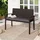 Costway Gartenbank 110 x 56 x 84 cm Braun/Grau