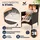 CASARIA Polyrattan Gartenstuhl 59 x 59 x 84 cm braun/weiß 4 St.