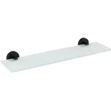 Wenko Badablage Bosio Edelstahl Schwarz