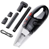 tigrezy Tragbarer Handstaubsauger, 120 w, 32.000 U/min, wiederaufladbar, leistungsstarker Auto-Staubsauger für Zuhause, tragbarer
