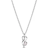 Pandora 393762C01-50 Damen-Kette Unendlichkeitsknoten Silber 50 cm