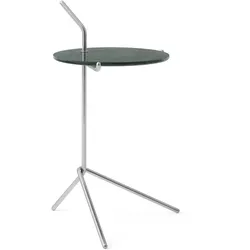 &Tradition - Halten Side Table SH9, Verde Guatemala / Edelstahl poliert