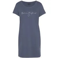 vivance dreams by lascana Bigshirt Pyjama-Shirt Blau 32/34