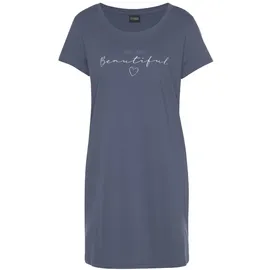 vivance dreams by lascana Bigshirt Pyjama-Shirt Blau 32/34