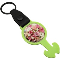 Foto Einkaufswagenlöser apfelgrün Schlüsselanhänger personalisierbar mit Wunschfoto Wunschbild als Geschenk Geschenkidee