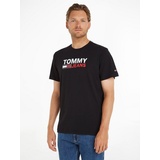 Tommy Jeans T-Shirt Corp Logo DM0DM15379 Schwarz S