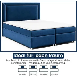 Best For Home Trinity K3 200 x 200 cm H3 Blau