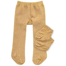 Heless Strumpfhose mit Söckchen Gold (4761)