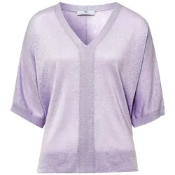 V-Pullover im Oversized-Style Peter Hahn lila, 46