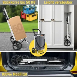 Kesser Einkaufstrolley grau 56L