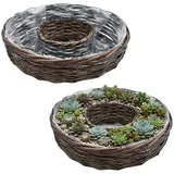 Spetebo Pflanzring 45 x 40 cm Braun