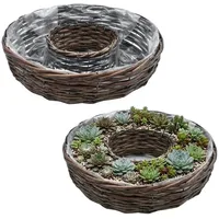 Spetebo Weide Pflanzring 45 x 40 cm Braun
