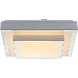 Lindby - Mirco Deckenleuchte Alu/White - 32 cm - 32 cm - 10 cm