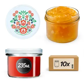 Kadax Einmachglas 235 ml 10 St.