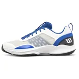 Wilson Hurakn Pro V2 Padelschuhe - White / Deja Vu Blue / Black - EU 49 Blau, Weiss