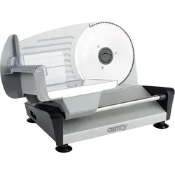 Camry CR 4702 Schneidemaschine Elektro Schwarz/Grau Edelstahl Allesschneider Brotschneidemaschine