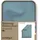 schlafgut Knitted Jersey Blau 135 x 200 cm + 40 x 80 cm