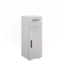 Vicco Midischrank Irma Weiß Hochglanz modern 30x81 cm