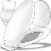 Retoo WC Sitz Absenkautomatik Antibakteriell Weiß